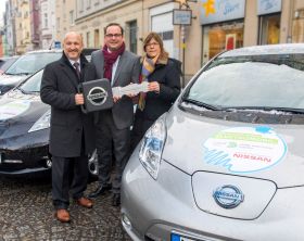 Nissan electrifies the city of Essen
